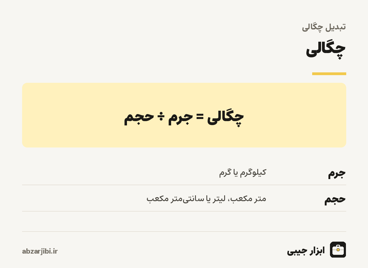 چگالی