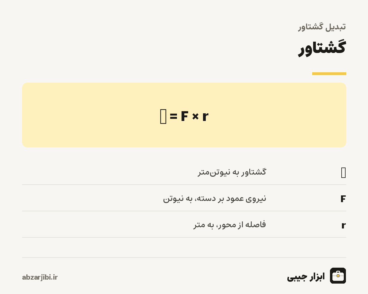 گشتاور